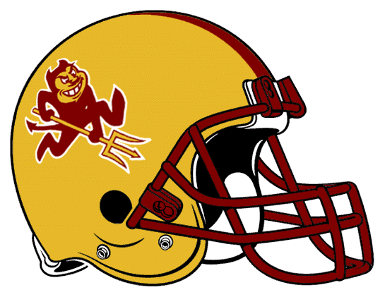 Arizona State Sun Devils 1996-2010 Helmet Logo t shirts iron on transfers